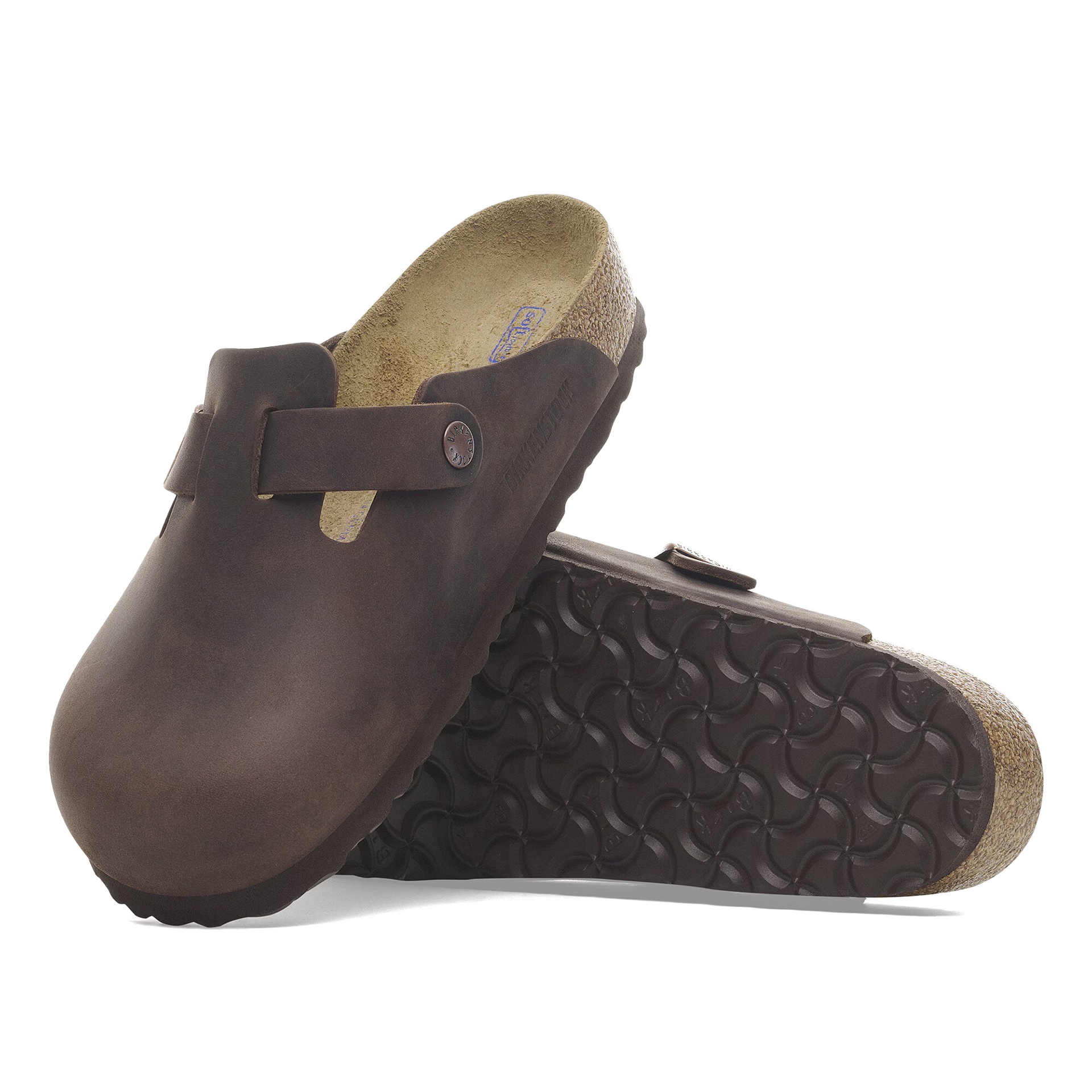 Birkenstock Boston Soft Footbed Natural Leather Oiled