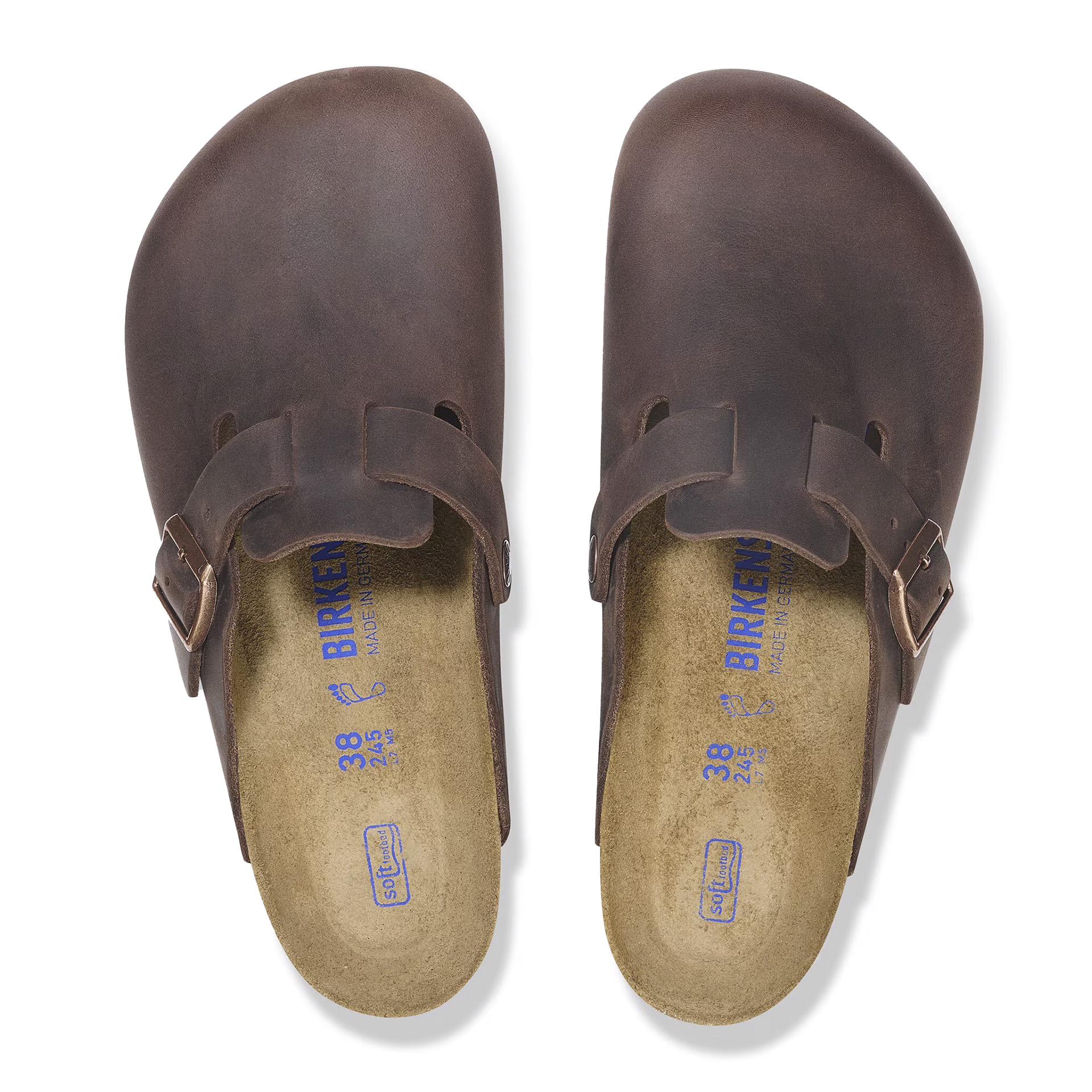 Birkenstock Boston Soft Footbed Natural Leather Oiled