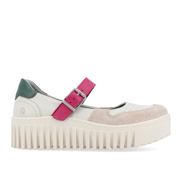 Art Nappa Cream-fuxia/brighton
