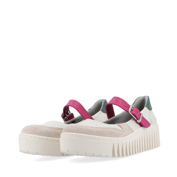 Art Nappa Cream-fuxia/brighton