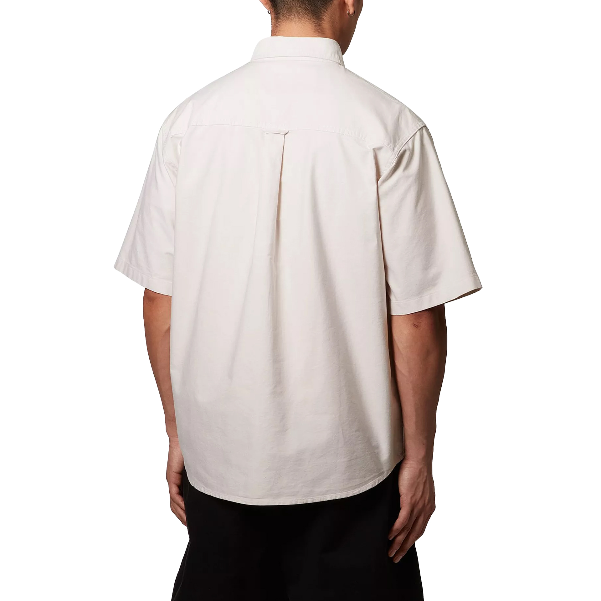 Carhartt Wip S/s Braxton Shirt Fleur De Sel  Wax