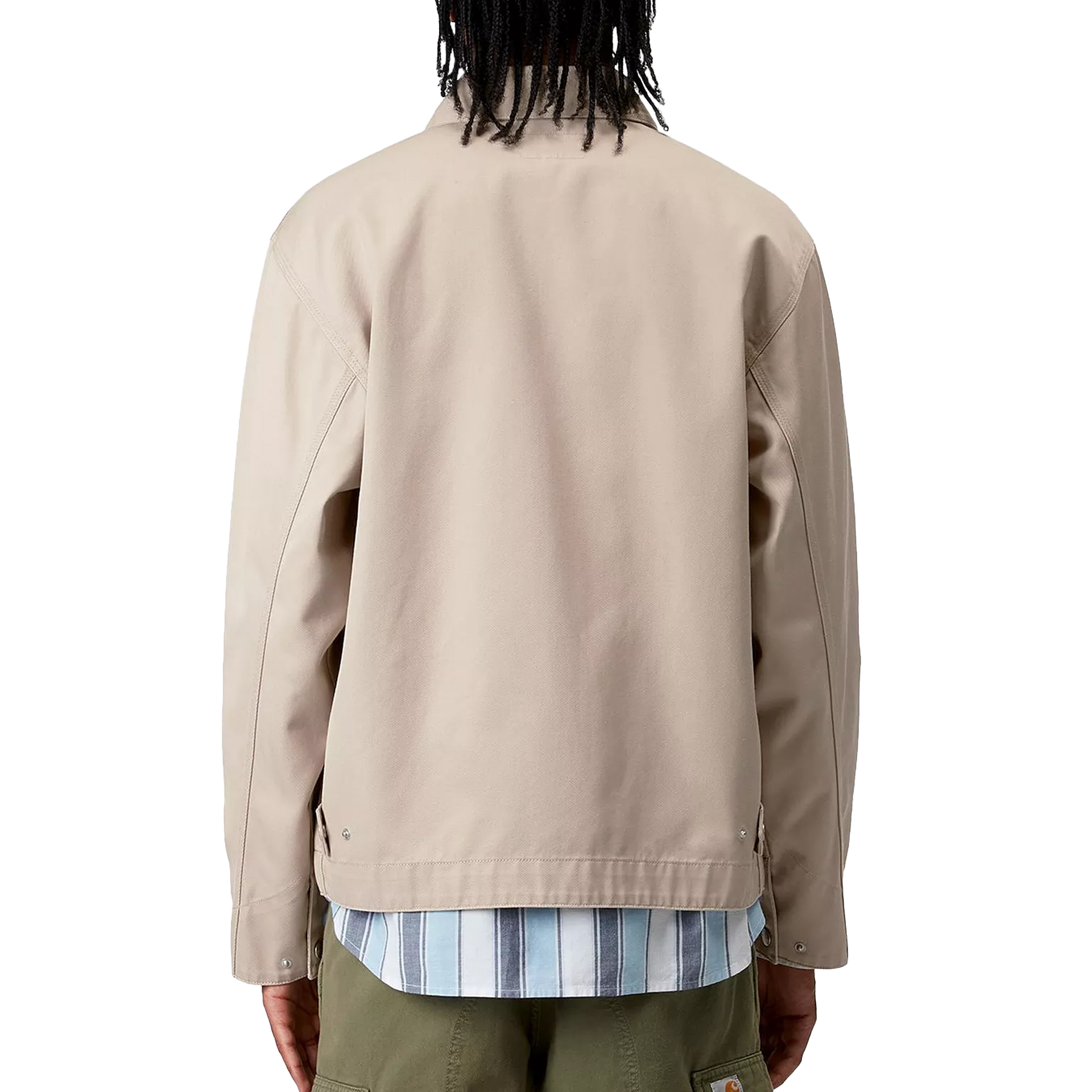 Carhartt Wip Module Script Jacket Wall  Black Rinsed