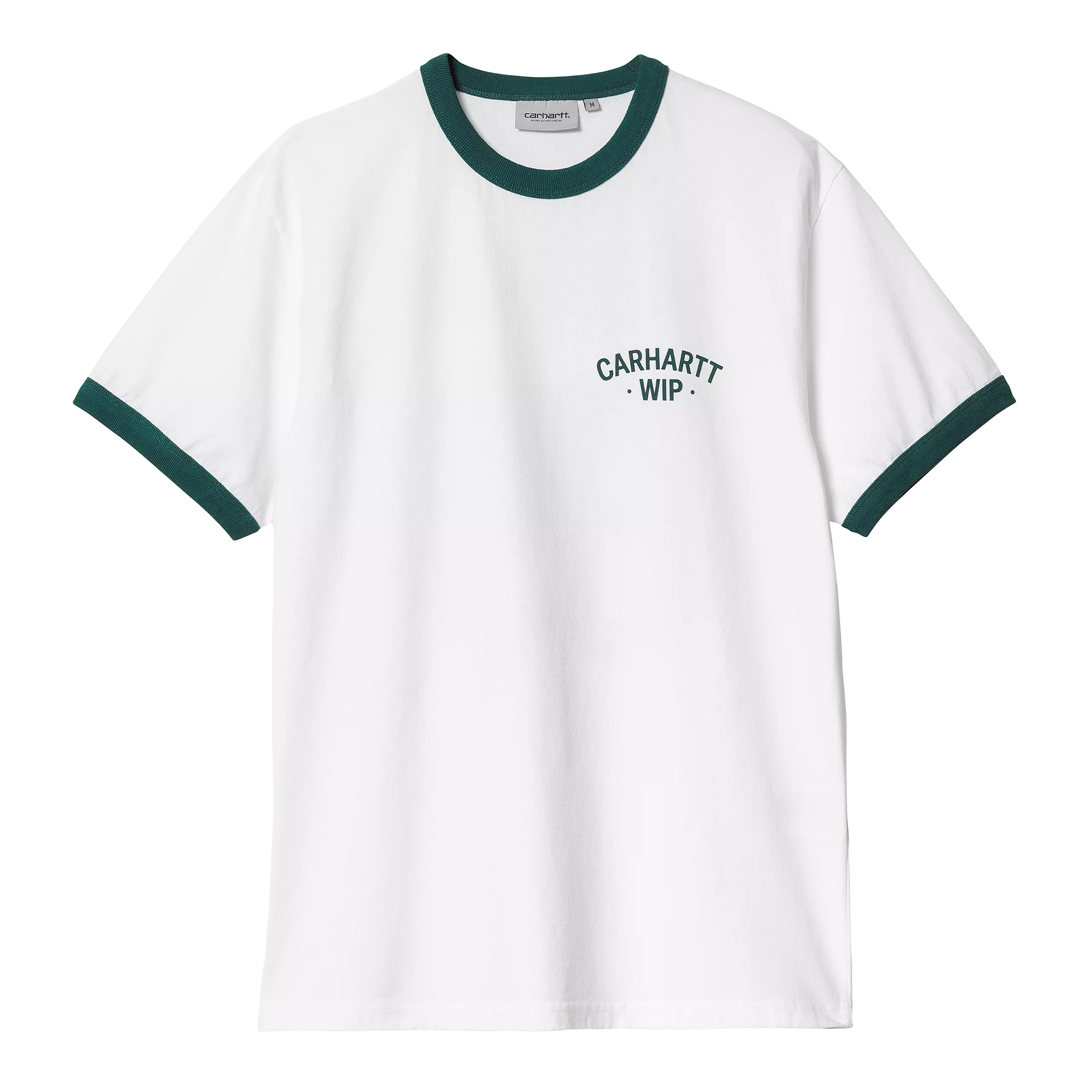 Carhartt Wip S/s 89 Ringer T-shirt White  Rainforest Heavy Enzyme Wash