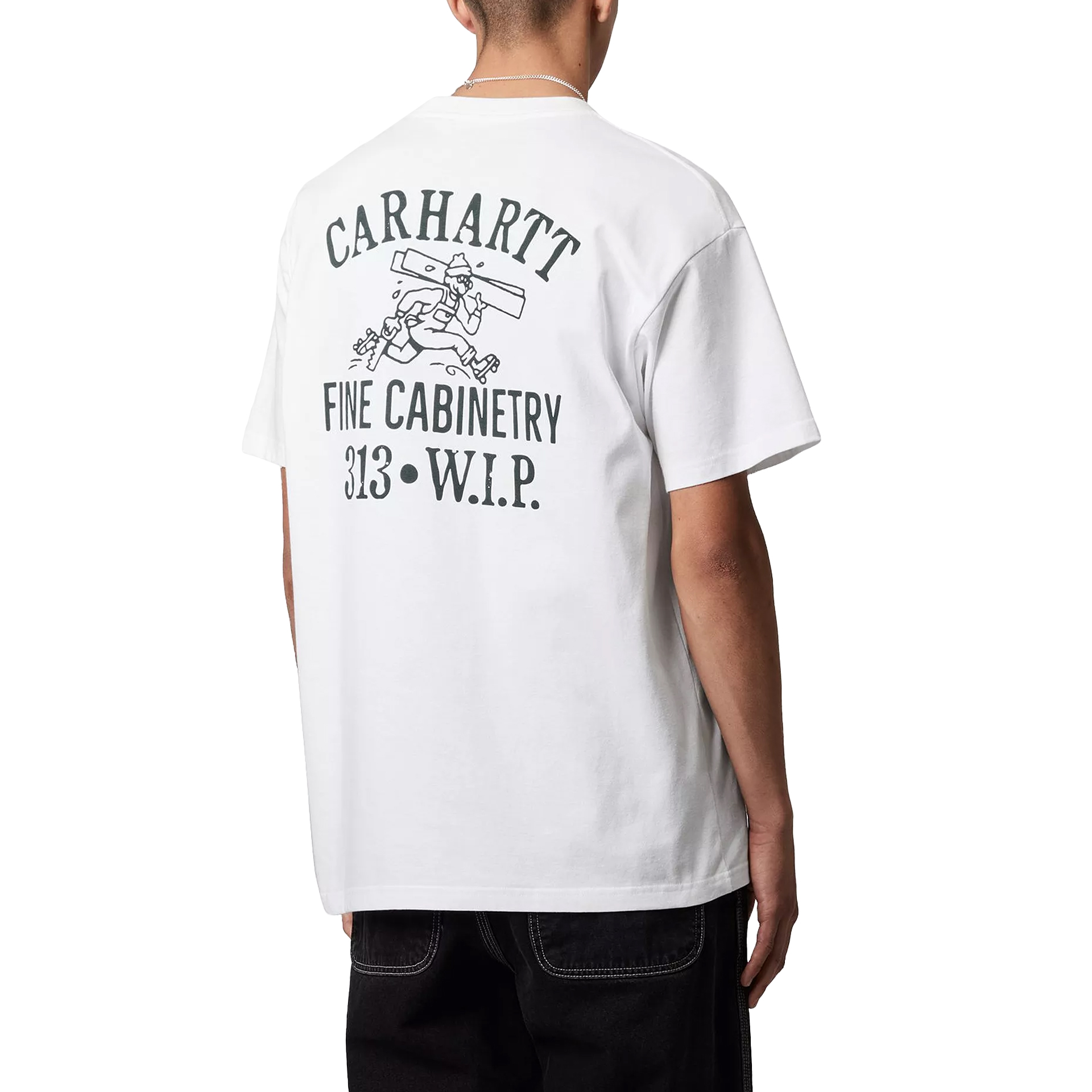 Carhartt Wip S/s Cabinetry T-shirt White  Black