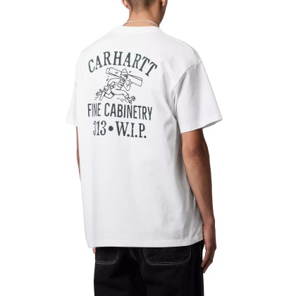 Carhartt Wip S/s Cabinetry T-shirt White  Black Carhartt Wip S/s Cabinetry T-shirt White  Black