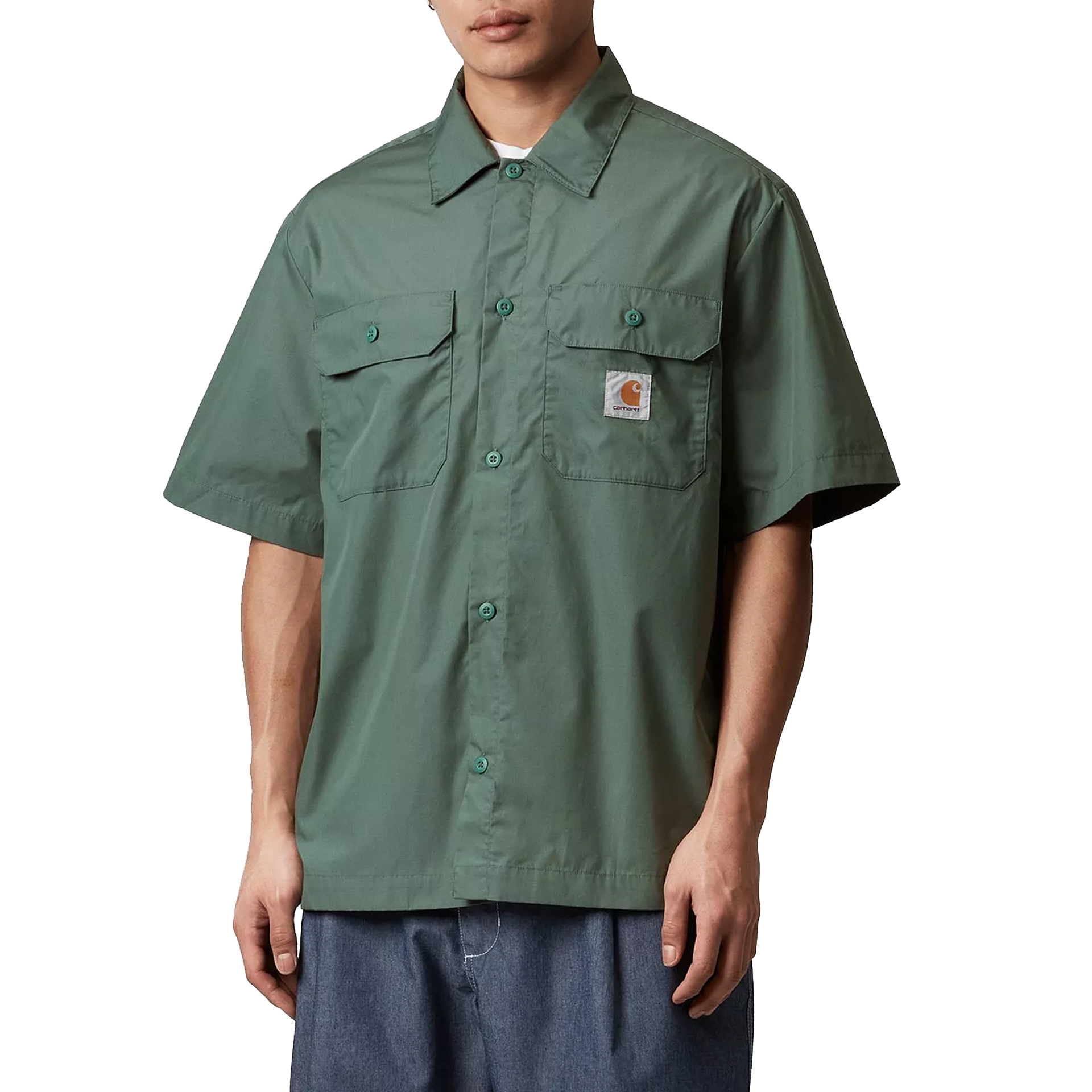 Carhartt Wip S/s Craft Shirt Silver Pine