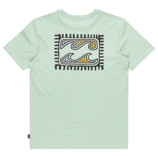 Billabong T-shirt Crayon Wave Seafoam