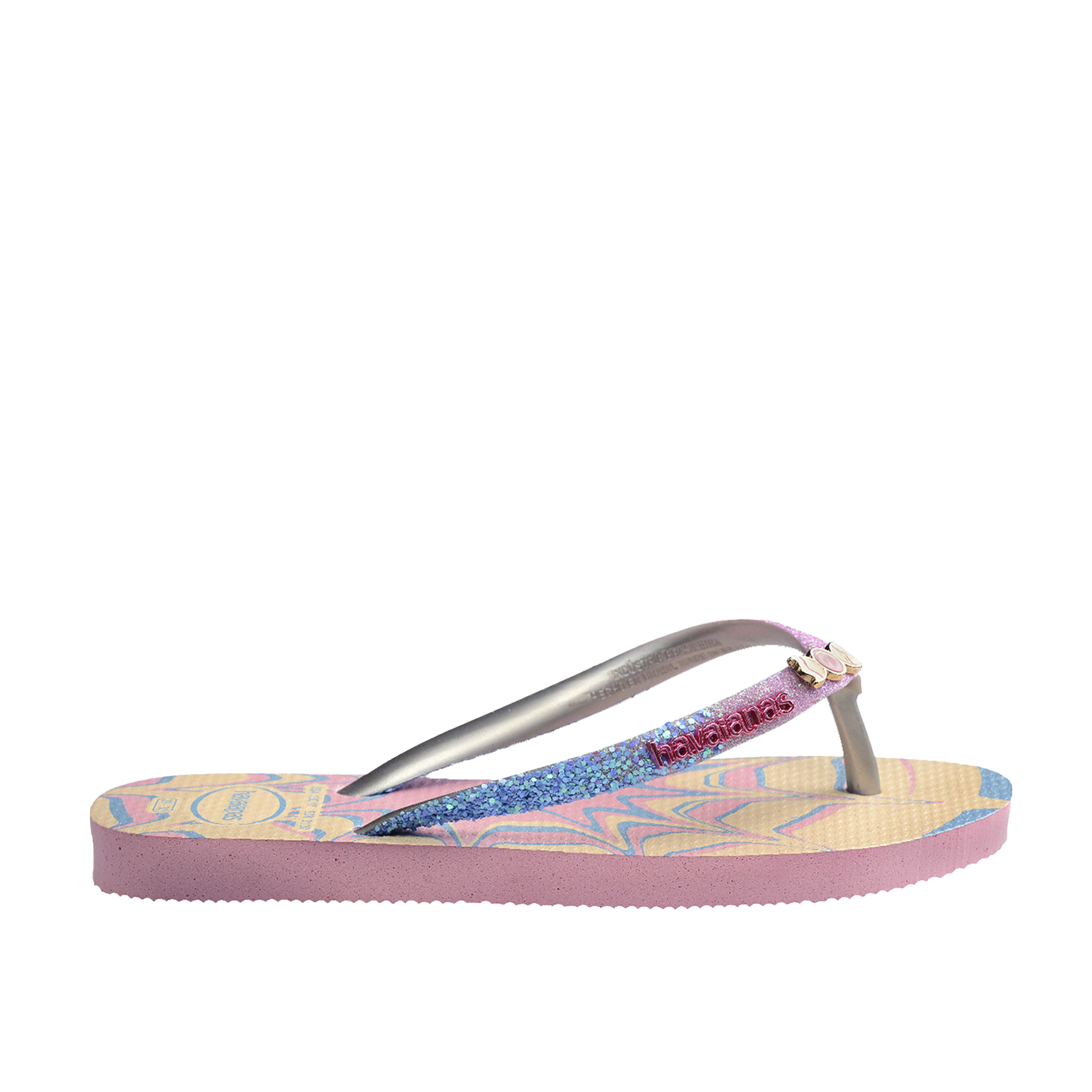 Havaianas Kids Slim Glitter Trendy Pink Glow