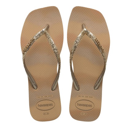 Havaianas Styleslim Square Glitter Party Golden
