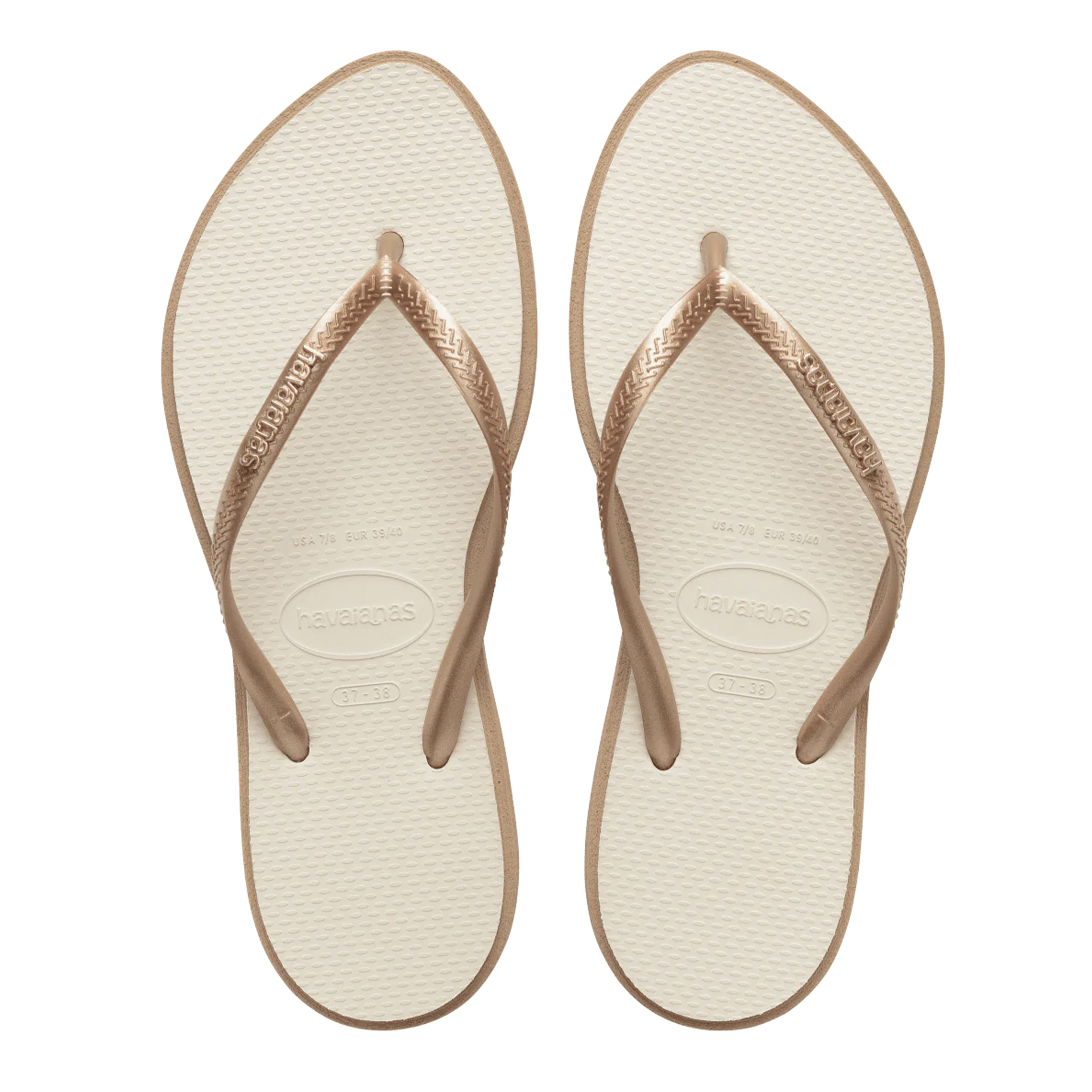 Havaianas Slim Point Rose Gold/beige