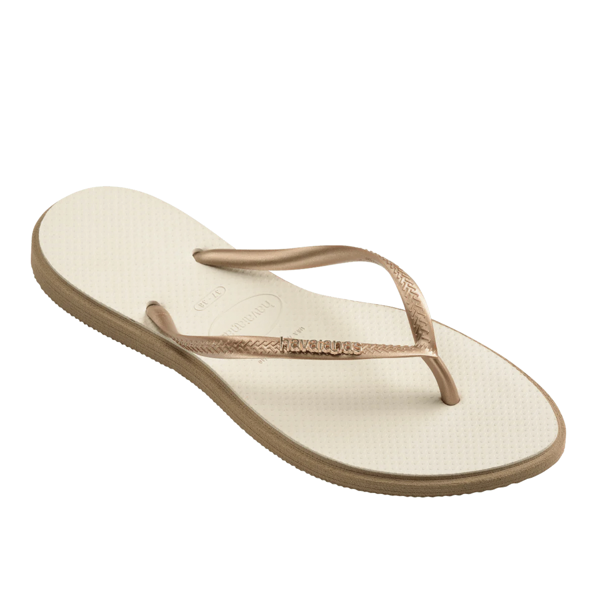 Havaianas Slim Point Rose Gold/beige