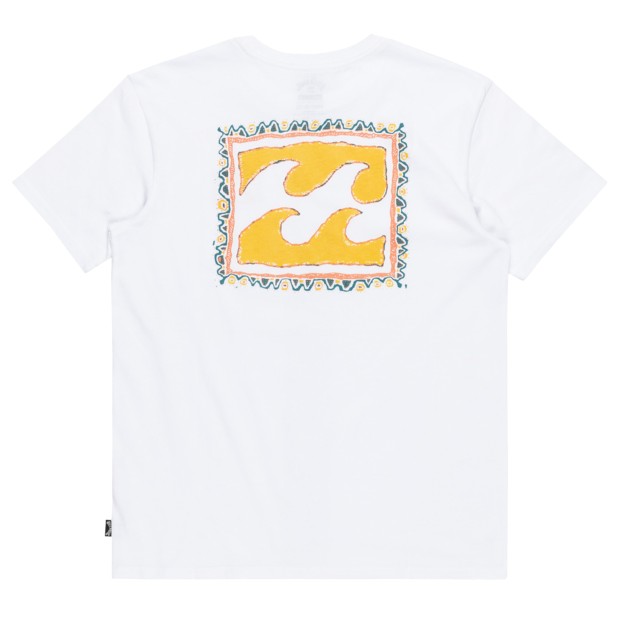 Billabong T-shirt Crayon Wave White