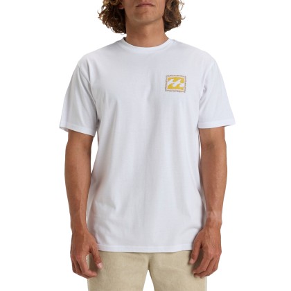 Billabong T-shirt Crayon Wave White
