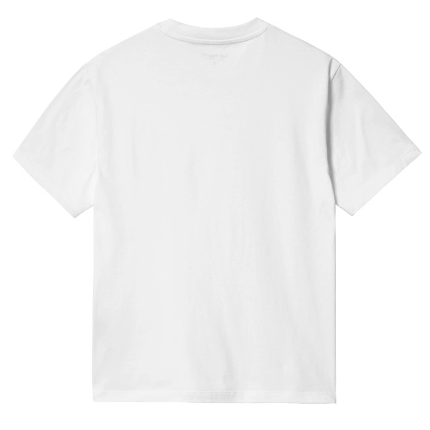 Carhartt Wip W S/s Script Embroidery T-s White Air Green
