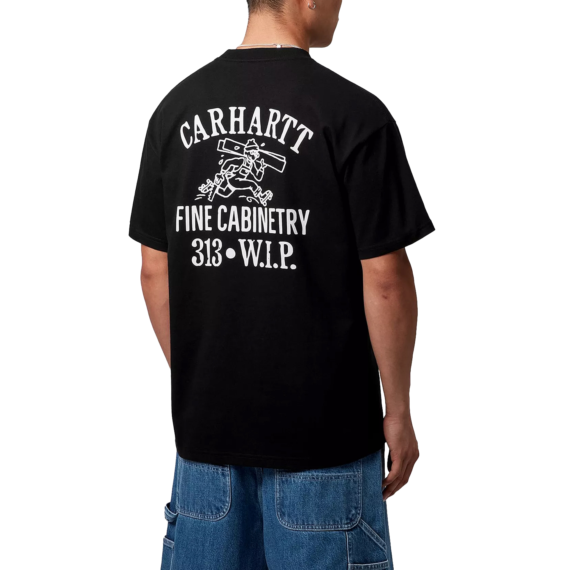 Carhartt Wip S/s Cabinetry T-shirt Black  White