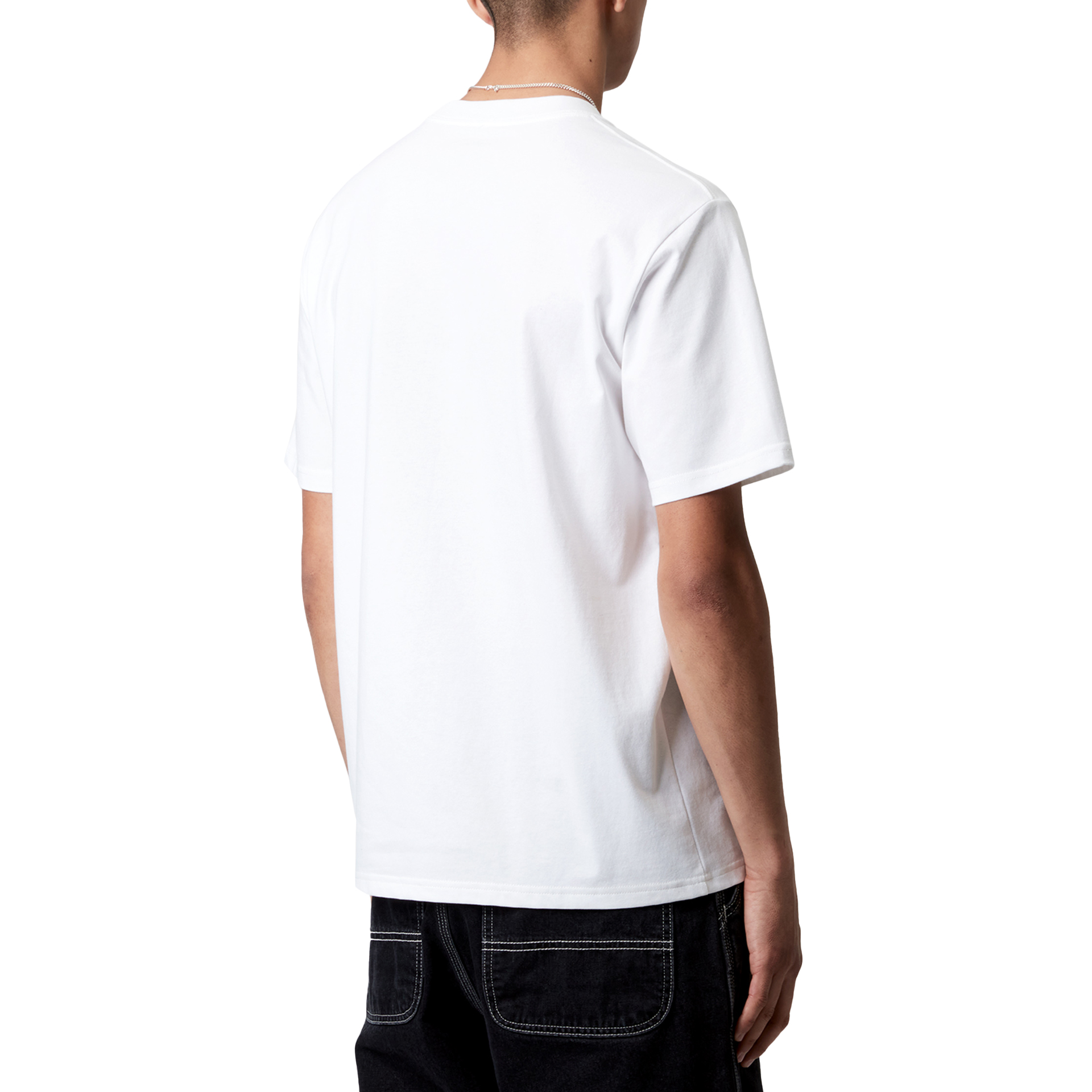 Carhartt Wip S/s University Script T-shirt White  Black