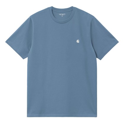 Carhartt Wip S/s Madison T-shirt Icy Water  White