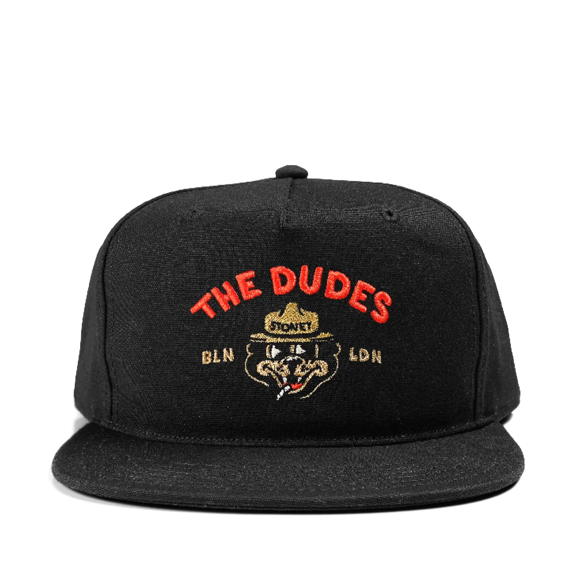 The Dudes Cap Stoney Mesh 5 Panel Black
