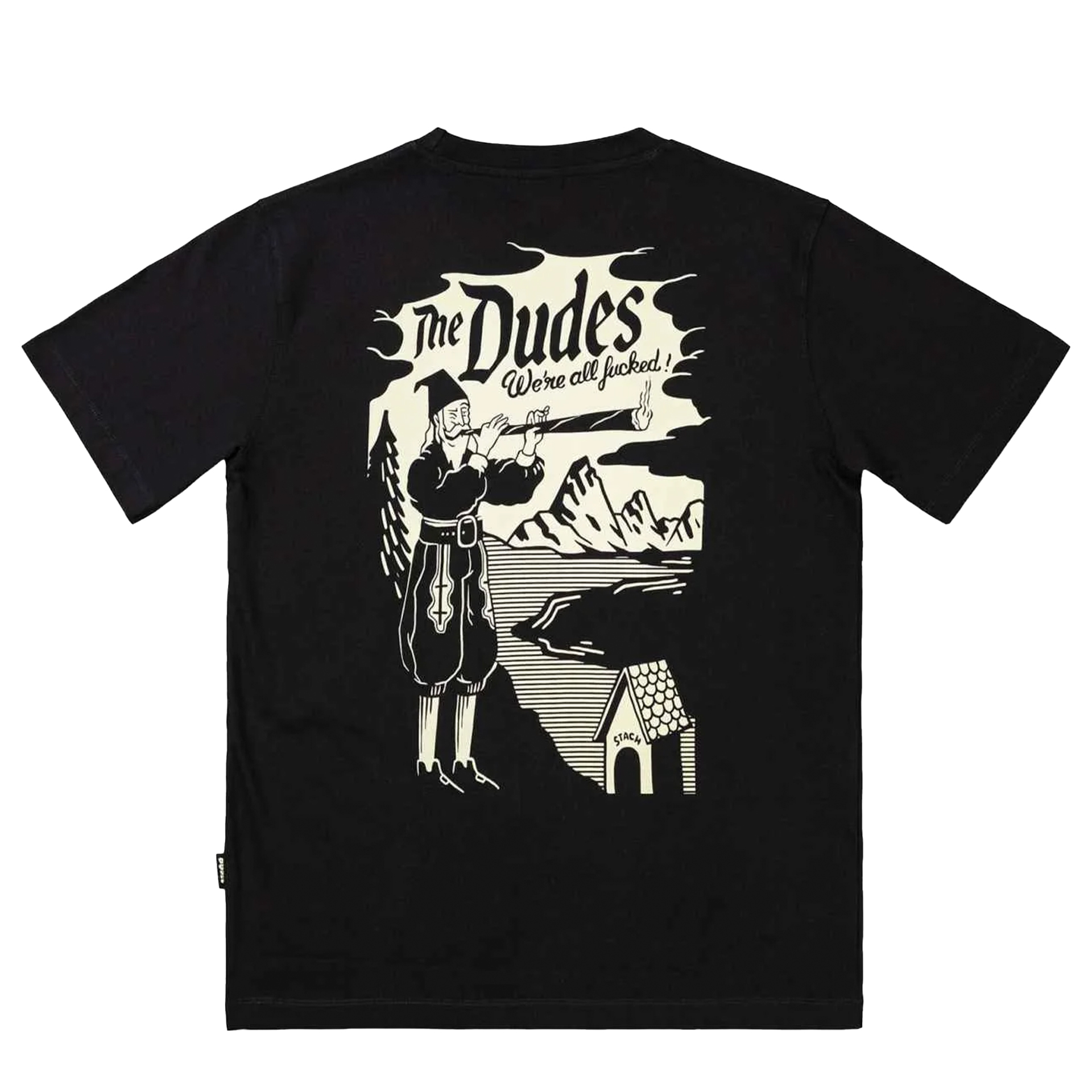 The Dudes T-shirt All Fucked Classic Black