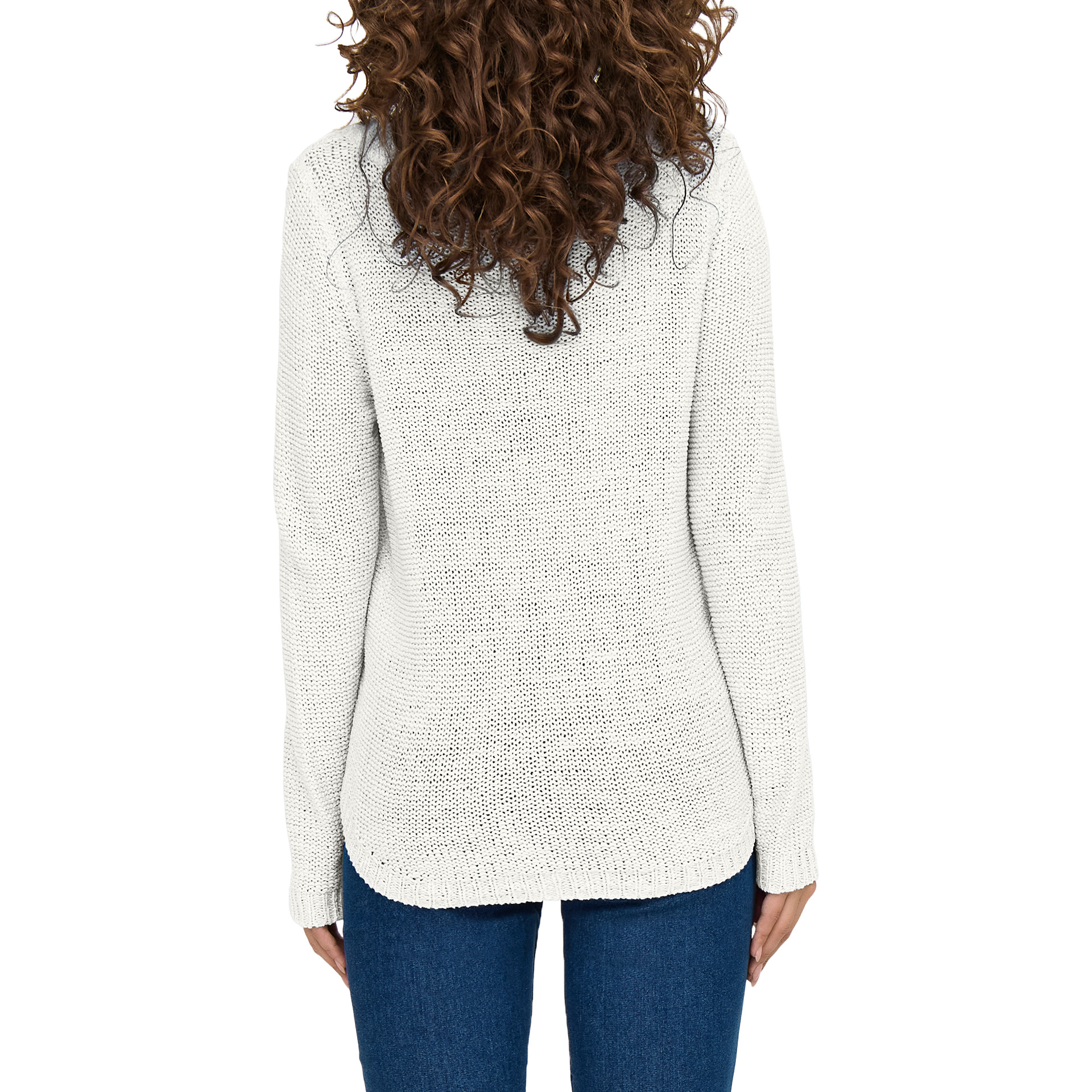 Only Onlgeena Xo L/s Pullover Knt Noos Cloud Dancer