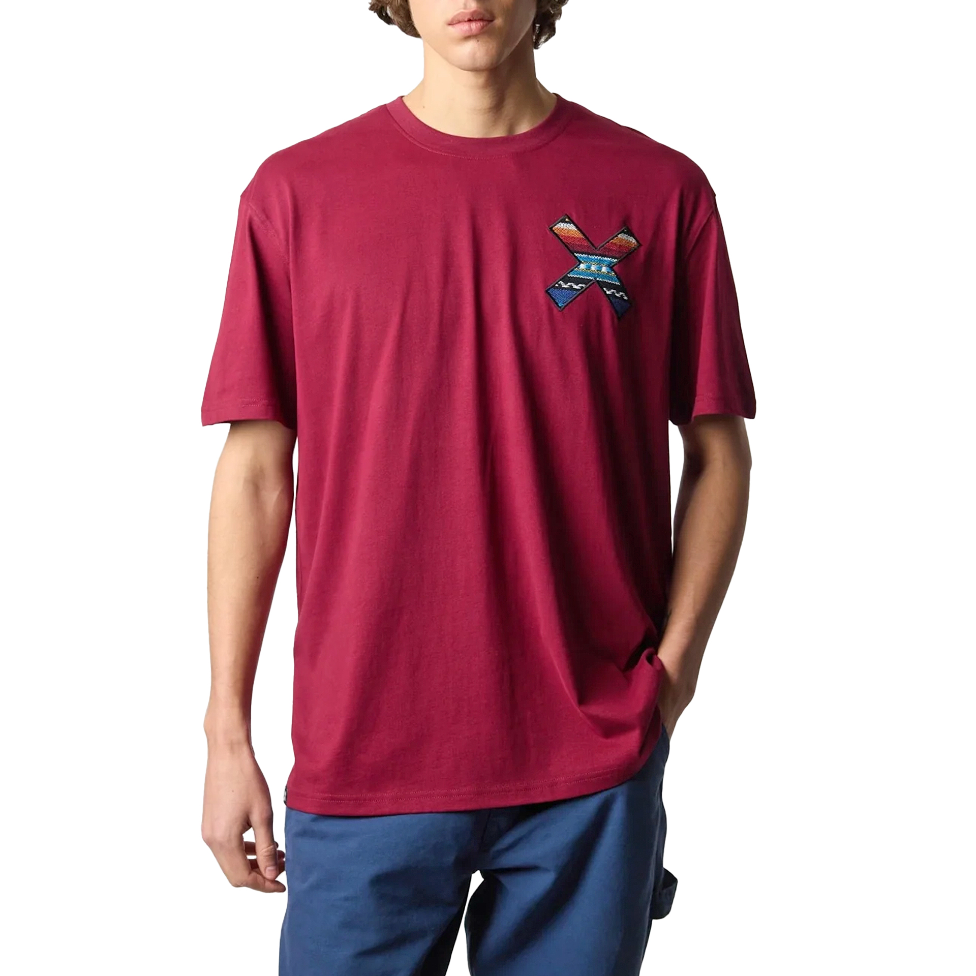 Blue Banana T-shirt Burgundy Classic