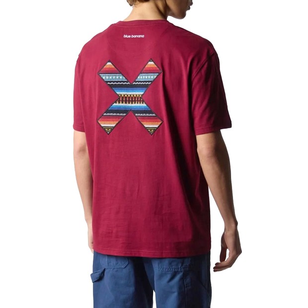 Blue Banana T-shirt Classic Burgundy