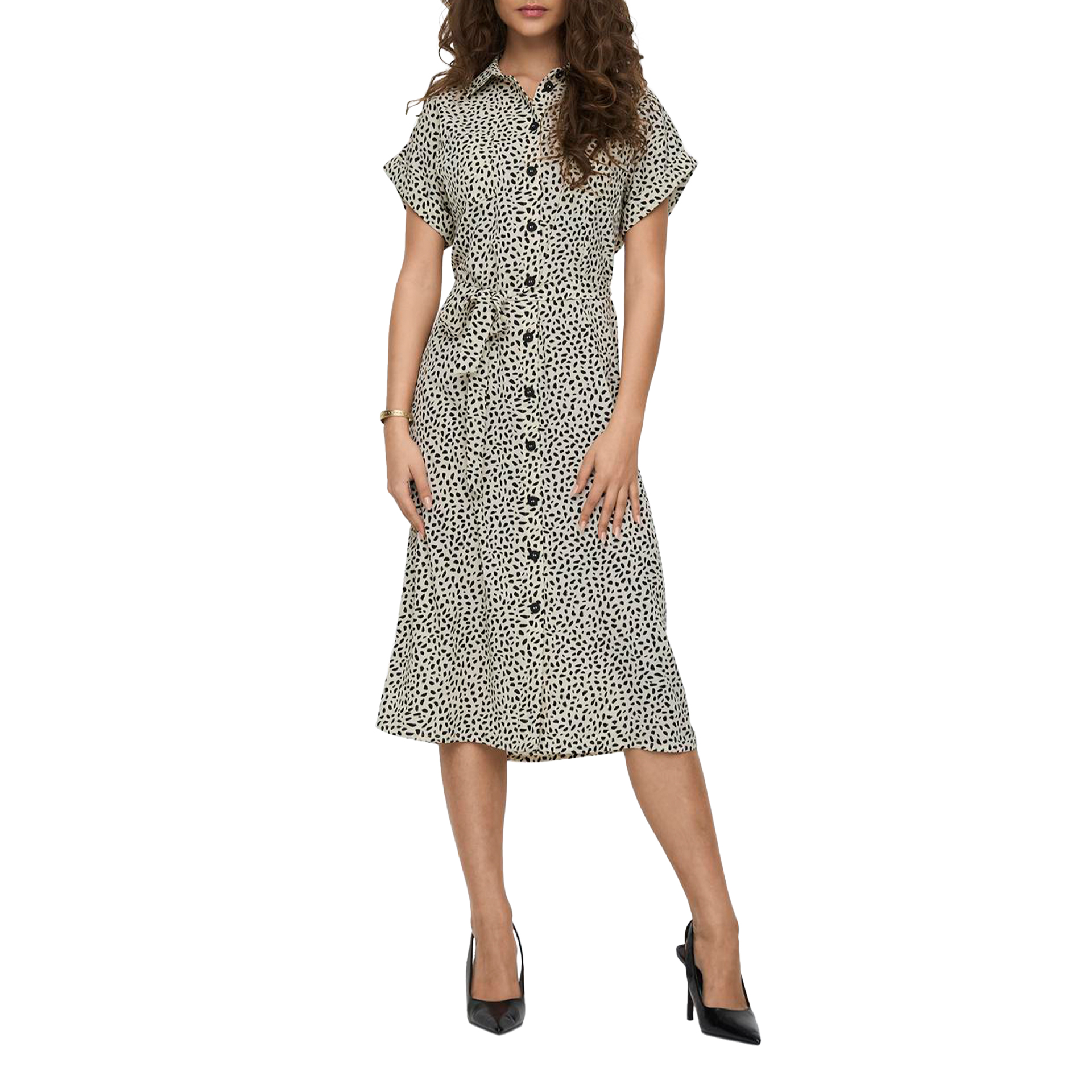 Only Onlhannover S/s Shirt Dress Noos Wvn Cloud Dancer