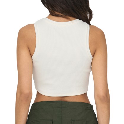Only Onlvilma S/l Cropped Tank Top Jrs Noos Cloud Dancer Only Onlvilma S/l Cropped Tank Top Jrs Noos Cloud Dancer