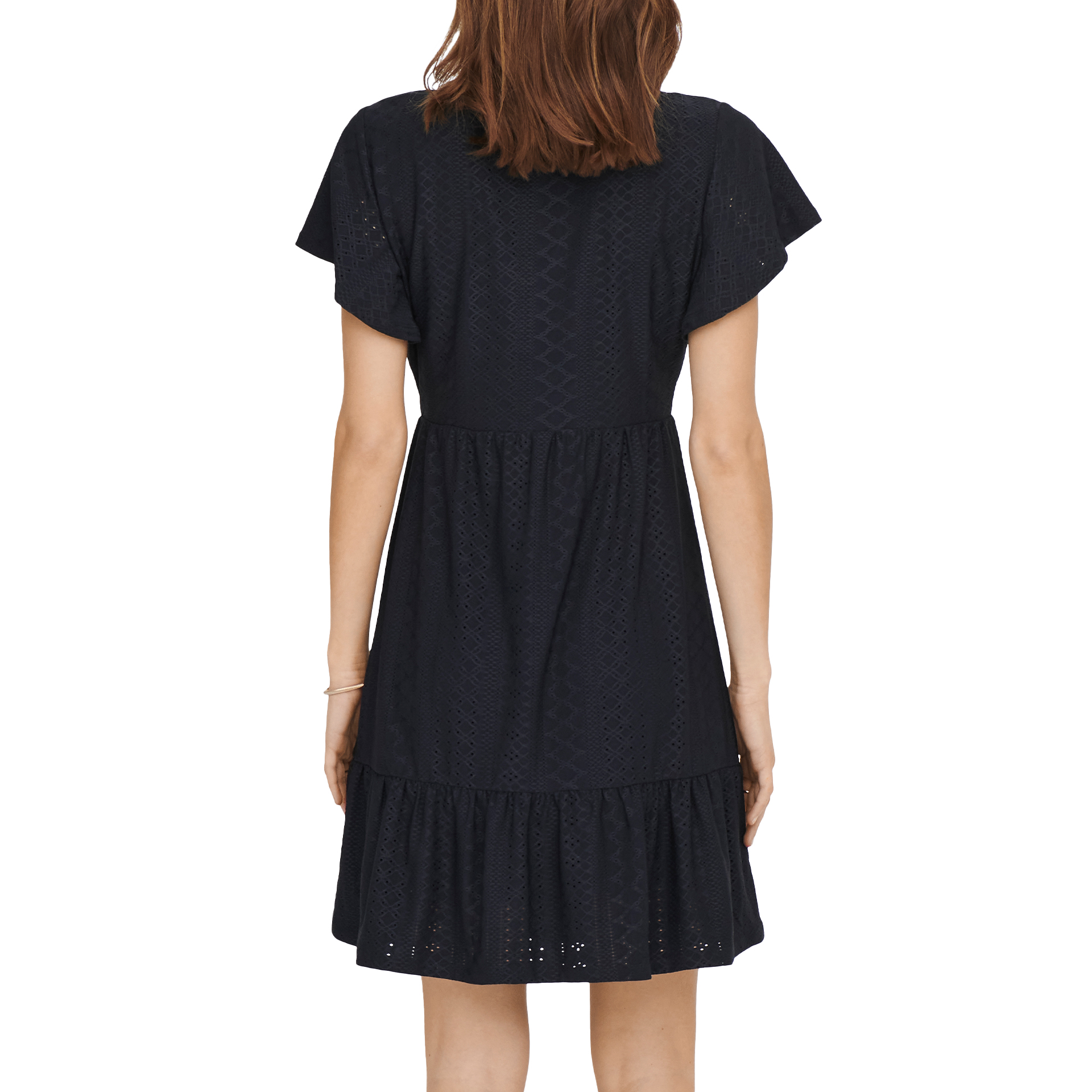Only Onlsandra S/s V-neck Dress Jrs Night Sky