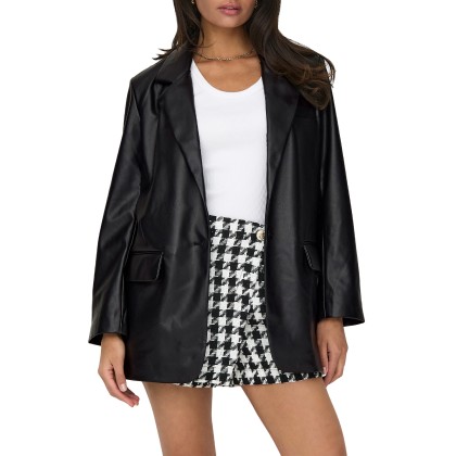 Only Onllana L/s Ovs Faux Lea Blazer Tlr Noos