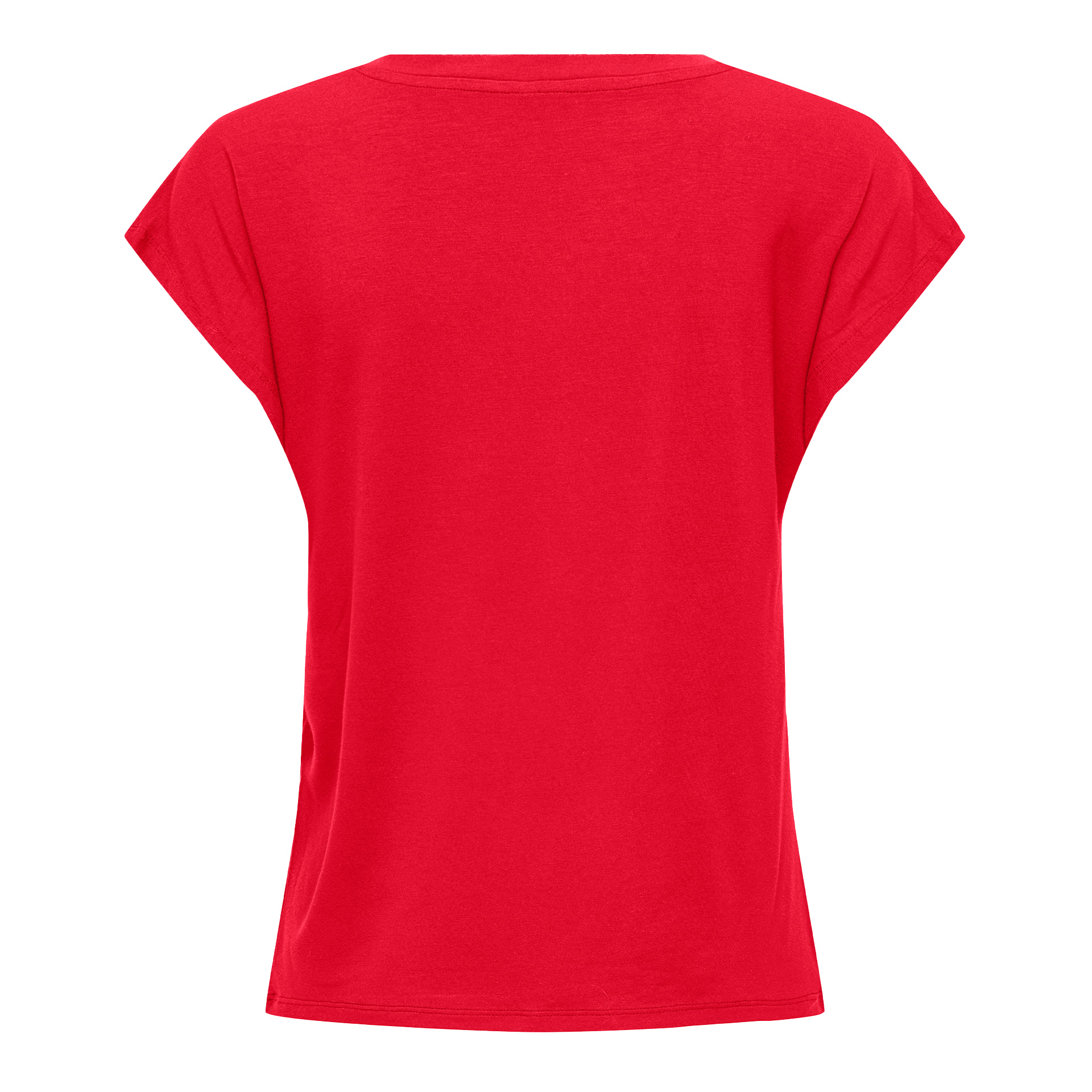 Only Onlrilla S/s V-neck Top Jrs True Red