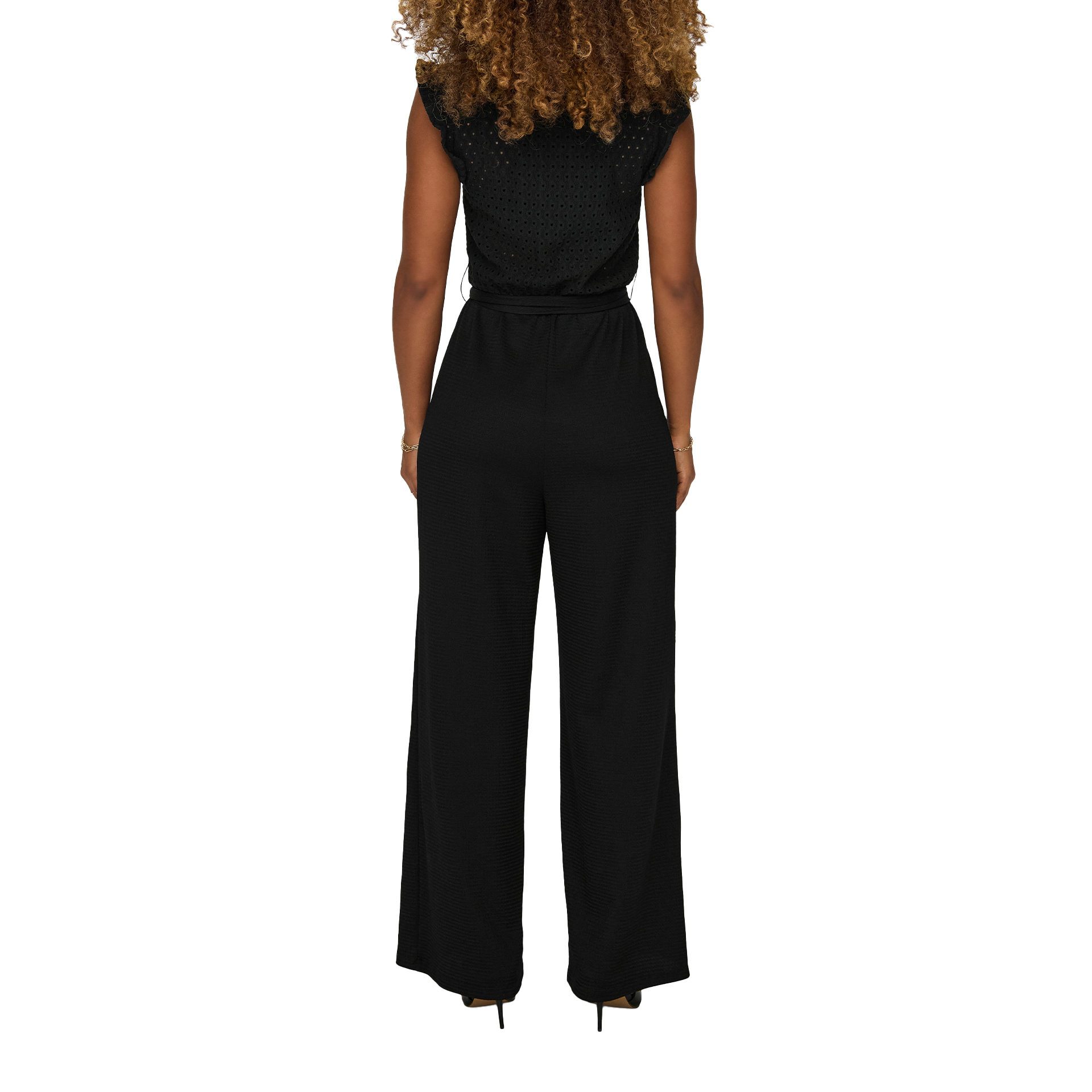 Only Onlelisa S/l V-neck Jumpsuit Jrs Black