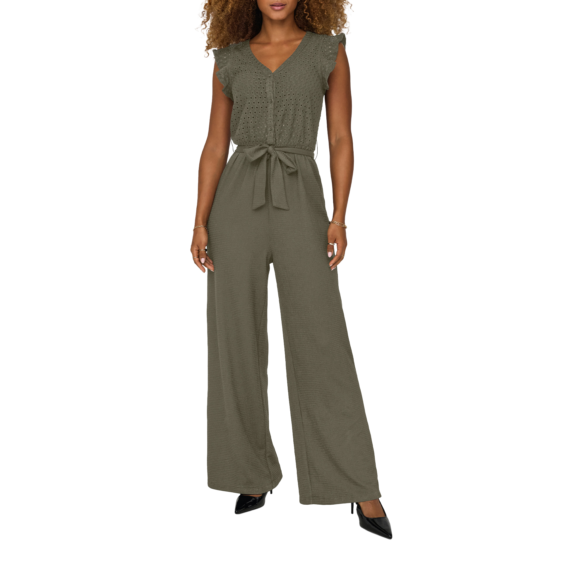 Only Onlelisa S/l V-neck Jumpsuit Jrs Kalamata