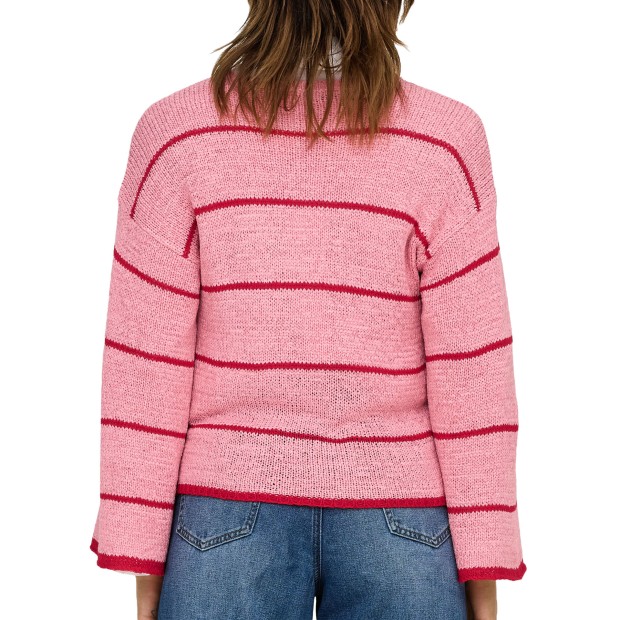 Only Onlgeena Stripe O-neck Knt