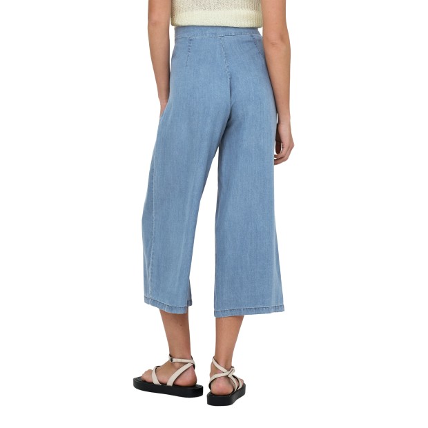 Only Onlcharis Life Long Culotte Pant Cc Wvn Medium Blue Denim