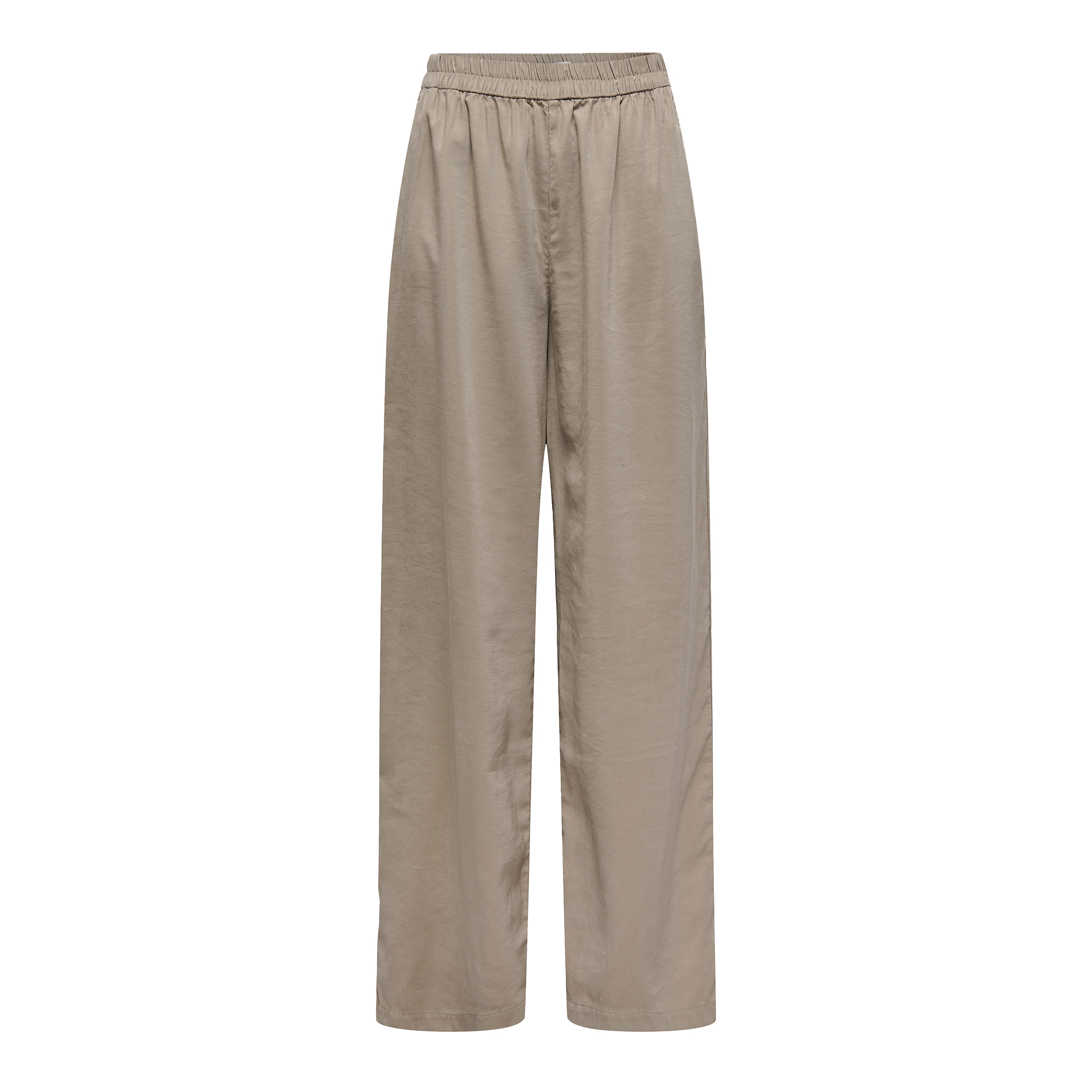 Only Onlaris Life Hw Pull-up Pant Cc Wvn Pure Cashmere