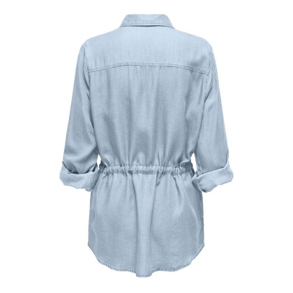 Only Onlcharis Life 4/5 Fem Carg Jacke Cc Wvn Light Blue Denim Only Onlcharis Life 4/5 Fem Carg Jacke Cc Wvn Light Blue Denim