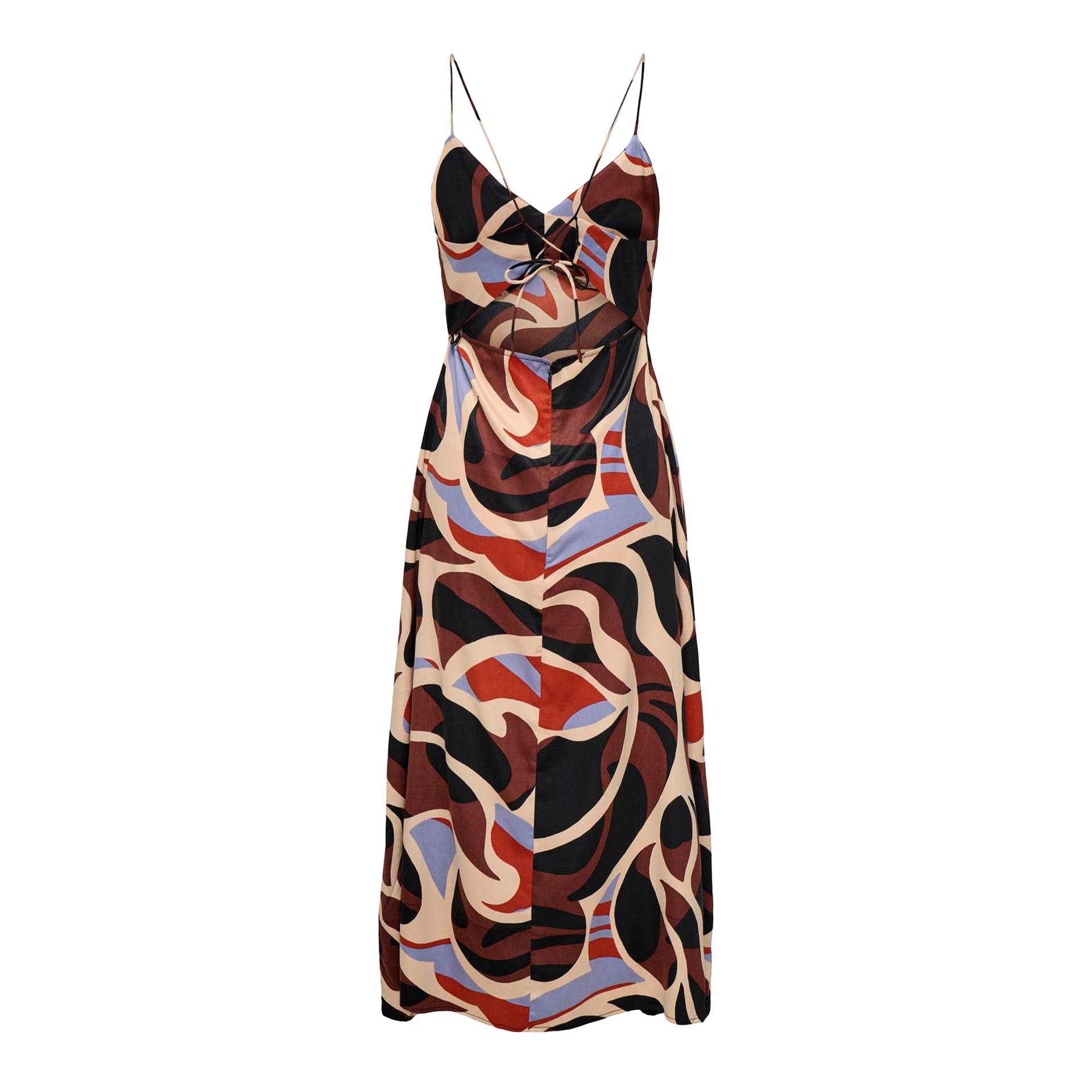 Only Onljane Life S/l Janice Long Dress Ptm Fudgesickle Stylish Twirl