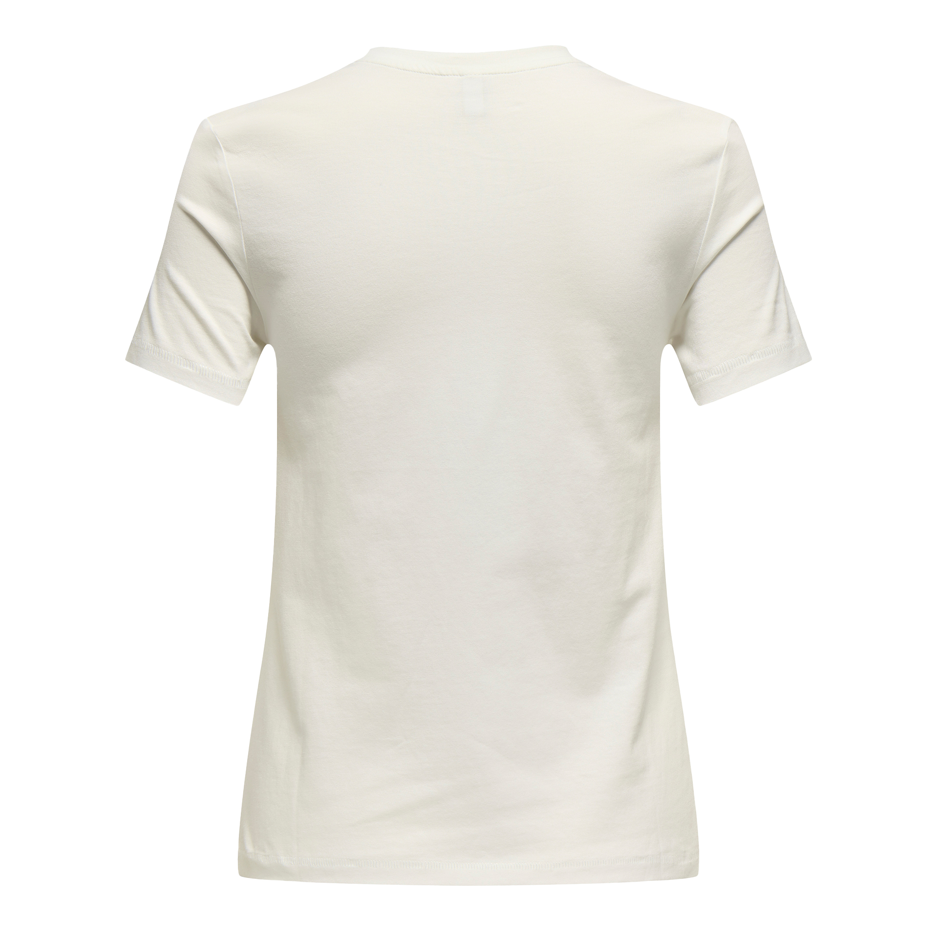 Only Onlfilippa Life S/s O-neck Top Jrs Cloud Dancer Iridescent Tape+iridescent Sequins