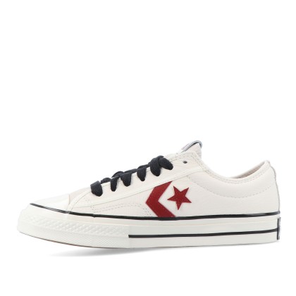 Converse Star Player 76 Ox Egret/egret/park Red Converse Star Player 76 Ox Egret/egret/park Red