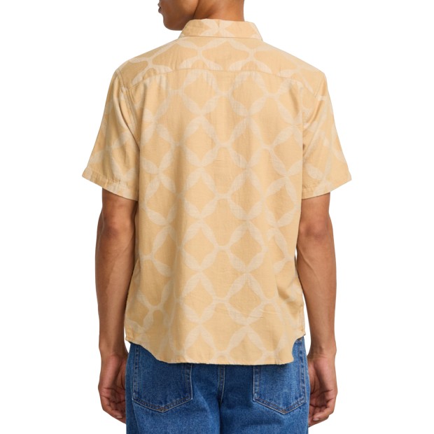Rvca Camisa Rvca La Ornament Ochre