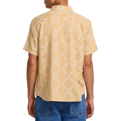 Rvca Camisa Rvca La Ornament Ochre Rvca Camisa Rvca La Ornament Ochre