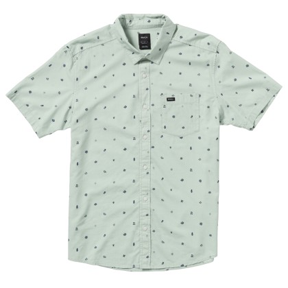 Rvca Camisa Rvca Anytime Green Tea