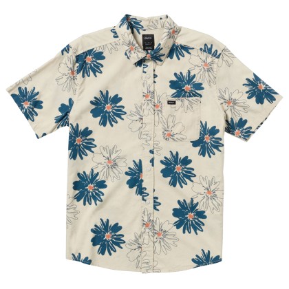 Rvca Camisa Rvca Resort Oatmeal