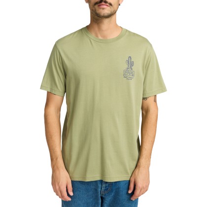 Rvca T-shirt Rvca Deth Valley Oil Green