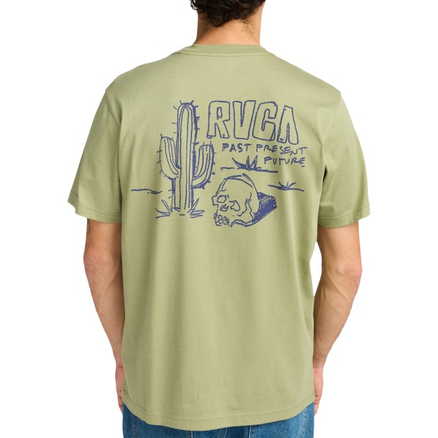 Rvca T-shirt Rvca Deth Valley Oil Green
