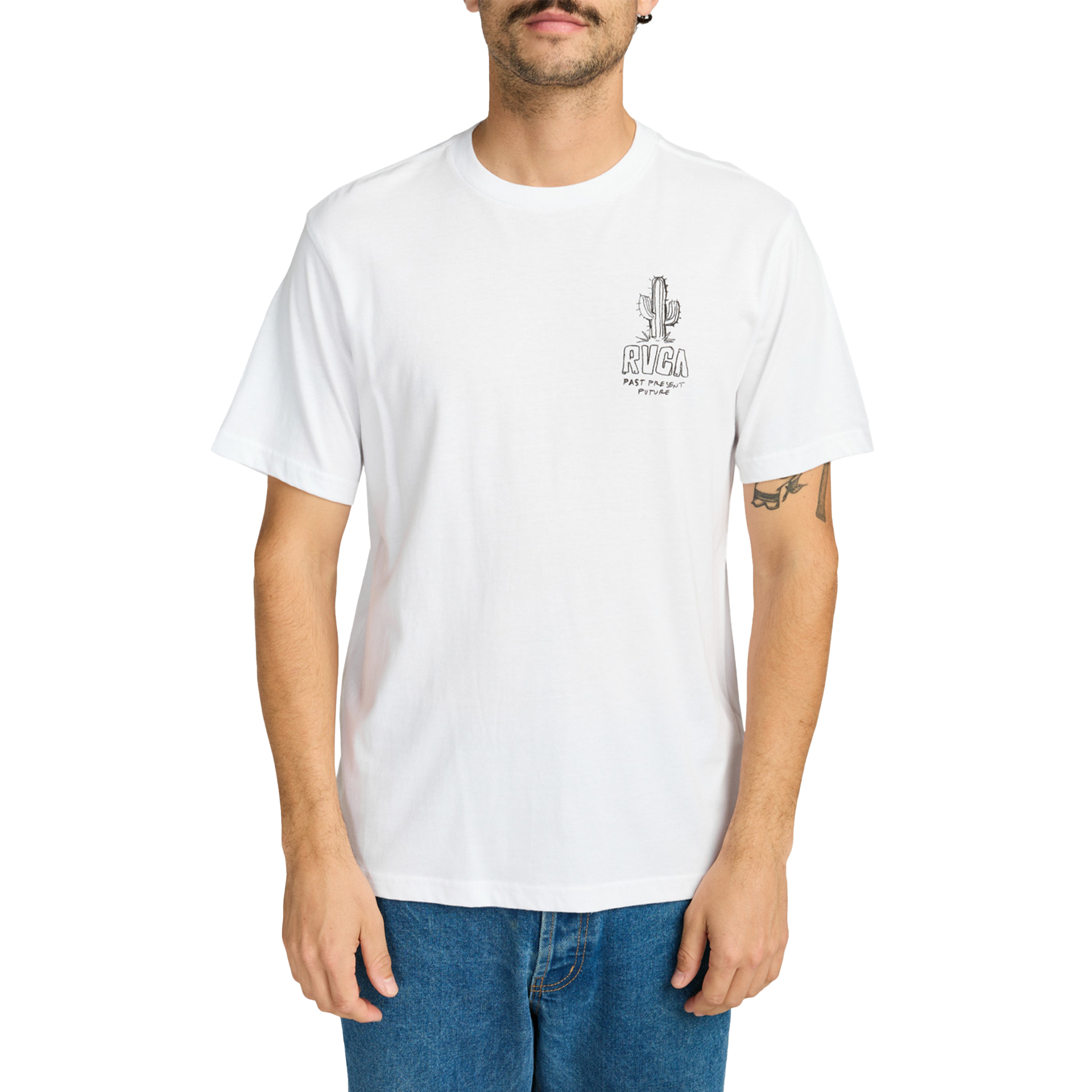 Rvca T-shirt Rvca Deth Valley White