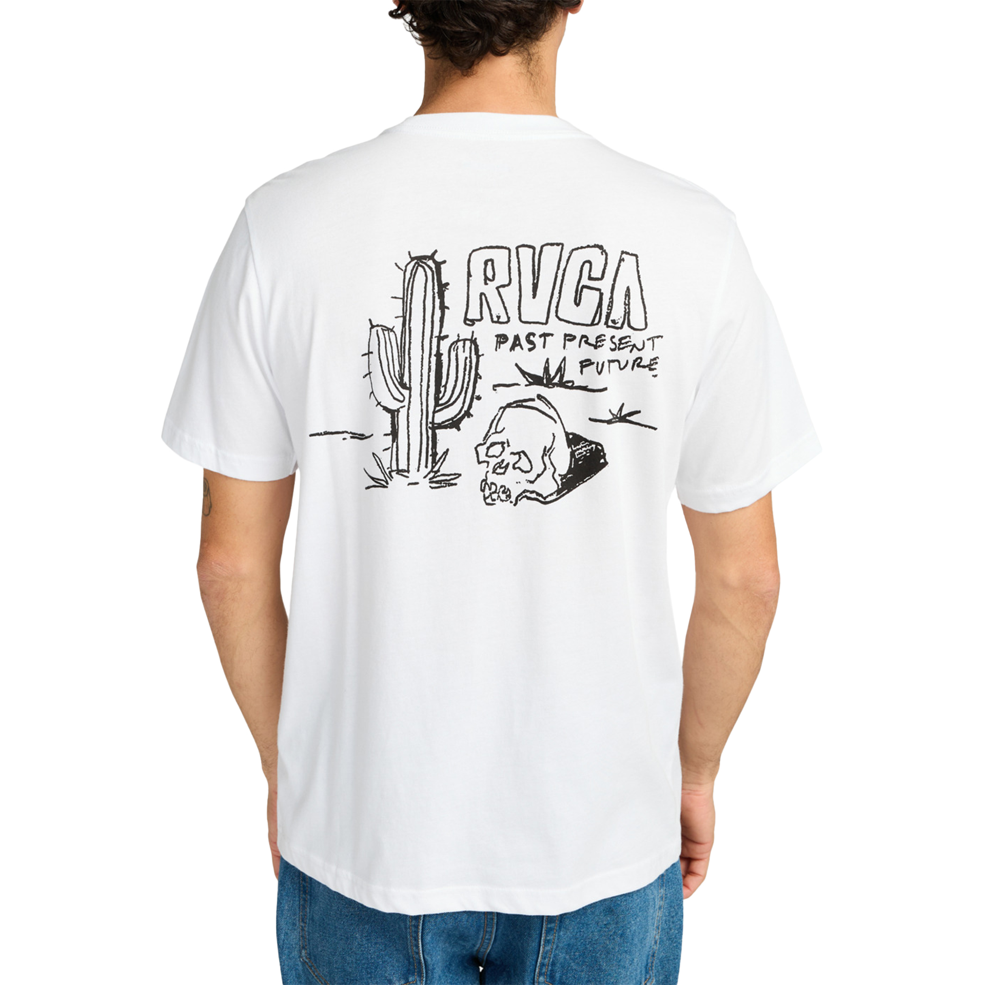 Rvca T-shirt Rvca Deth Valley White