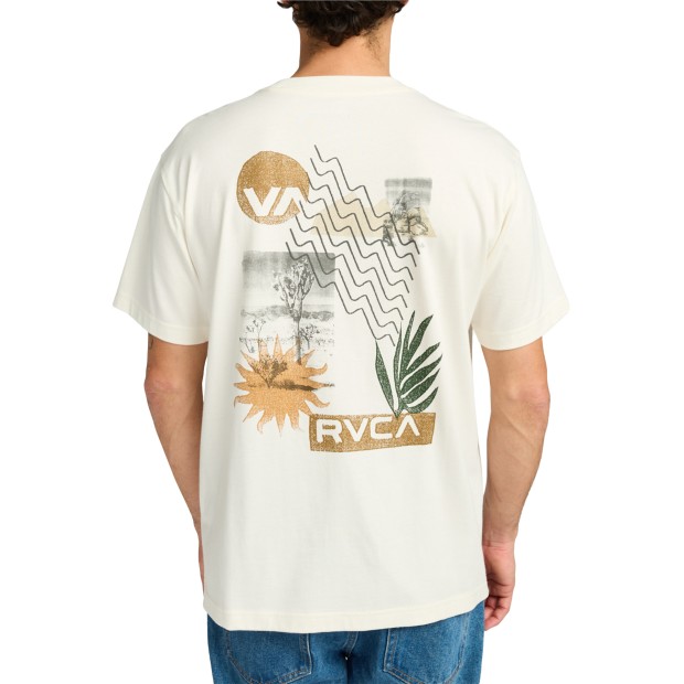 Rvca T-shirt Rvca Desertscape Antique White