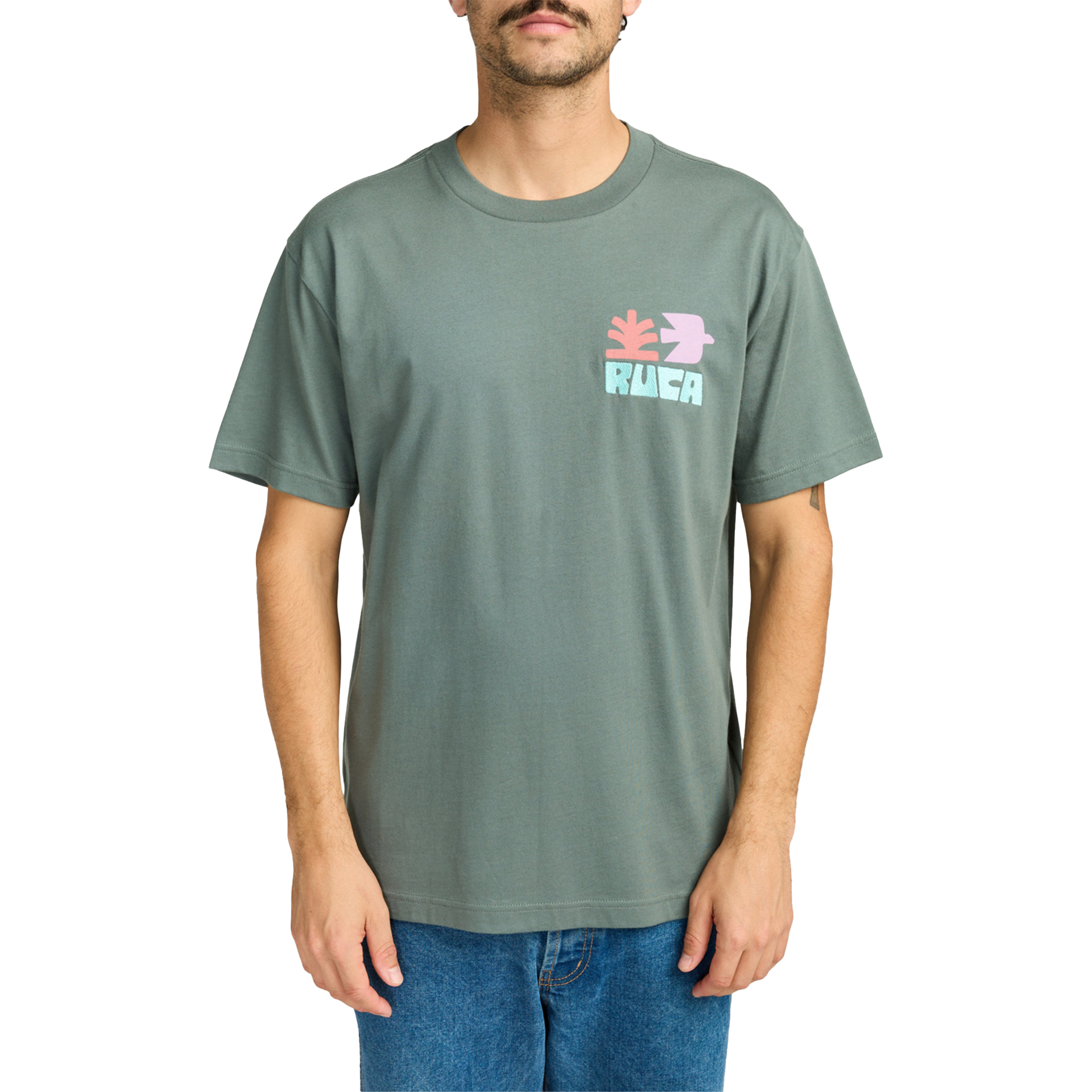 Rvca T-shirt Rvca Mosaic Balsam Green